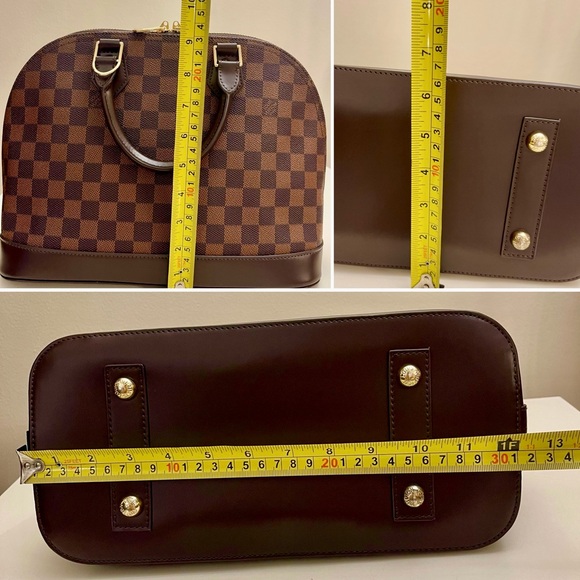Checkered Brown Handbag - Picture 8 of 8